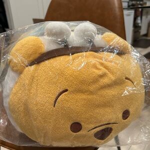 Disney Yellow and White Stuffed Animal